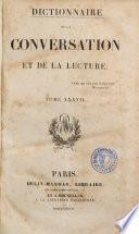 Dictionnaire de la conversation et de la lecture