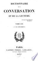 Dictionnaire de la conversation et de la lecture