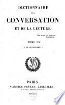 Dictionnaire de la conversation et de la lecture