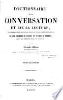 Dictionnaire de la conversation et de la lecture inventaire raisonné des notions générale les plus indispensable à tous