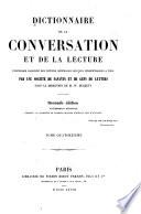 Dictionnaire de la conversation et de la lecture inventaire raisonné