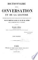 Dictionnaire de la conversation et de la lecture inventaire raisonné