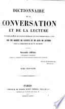 Dictionnaire de la conversation et de la lecture inventaire raisonné