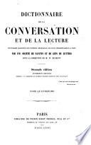 Dictionnaire de la conversation et de la lecture inventaire raisonné