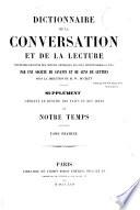 Dictionnaire de la conversation et de la lecture (SUPLEMENT 1)
