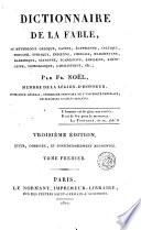 Dictionnaire de la fable, 1