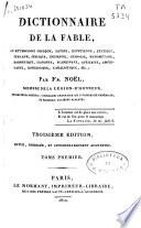 Dictionnaire de la fable ...