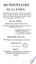 Dictionnaire de la fable