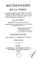 Dictionnaire de la fable