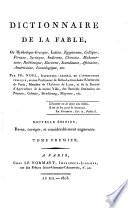 Dictionnaire de la fable, ou mythologie grecque, latine, egyptienne, celtique ... Tome premier [- second!par Fr. Noel ...