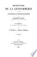 Dictionnaire de la gendarmerie