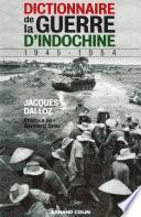 Dictionnaire de la Guerre d'Indochine