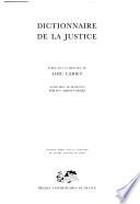 Dictionnaire de la justice