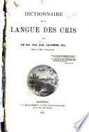Dictionnaire de la langue des Cris