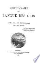 Dictionnaire de la langue des Cris