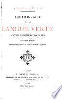 Dictionnaire de la langue verte