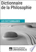 Dictionnaire de la Philosophie