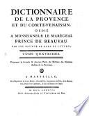Dictionnaire De la Provence Et Du Comté-Venaissin