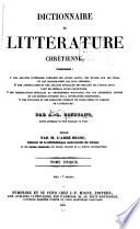 Dictionnaire de littérature chrétienne