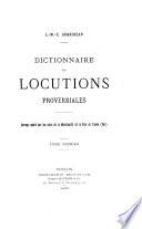 Dictionnaire de locutions proverbiales
