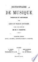 Dictionnaire de musique théorique et historique