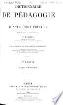 Dictionnaire de pédagogie et d'instruction primaire