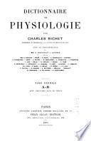 Dictionnaire de physiologie