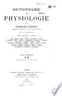 Dictionnaire de physiologie