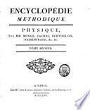 Dictionnaire de physique: Abaissement-Buffon(Georges-Louis le Clerc de Buffon)