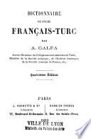 Dictionnaire de poche français-turc