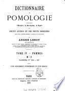 Dictionnaire de pomologie