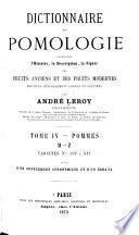 Dictionnaire de pomologie: Pommes