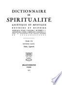 Dictionnaire de spiritualité ascétique et mystique, doctrine et histoire