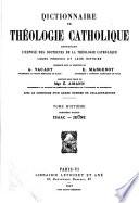 Dictionnaire de théologie catholique