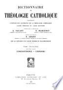 Dictionnaire de théologie catholique