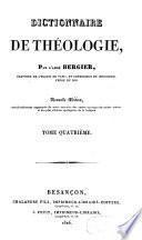 Dictionnaire de théologie