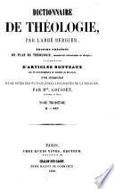 Dictionnaire de théologie