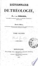Dictionnaire de théologie
