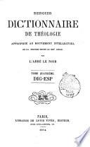 Dictionnaire de théologie