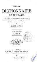 Dictionnaire de théologie