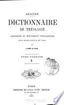 Dictionnaire de théologie