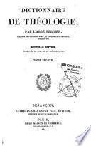 Dictionnaire de théologie