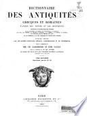 Dictionnaire des antiquités grecques et romaines