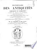Dictionnaire des antiquités grecques et romaines