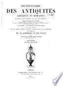 Dictionnaire des antiquités grecques et romaines