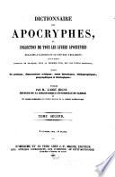 Dictionnaire des apocryphes