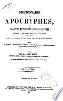 Dictionnaire des apocryphes