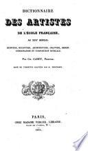 Dictionnaire des artistes de l'école française, au XIXe siècle