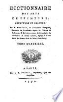 Dictionnaire des arts de peinture, sculpture et gravure. Par m. Watelet & m. [P.C.] Lévesque