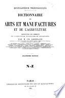 Dictionnaire des arts et manufactures et de l'agriculture